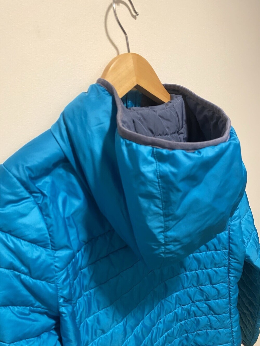 Merrell Women's Puffer Jacket Teal, Primaloft Full Zip, Quilted Zip-In Pockets - Picture 7 of 8